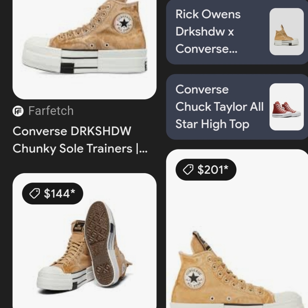 Rick Owens Converse - Picture 5 of 8